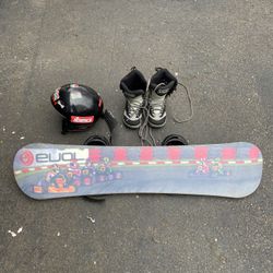 Jr Snow Boarding Combo Set