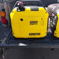 Champion inverter generators.