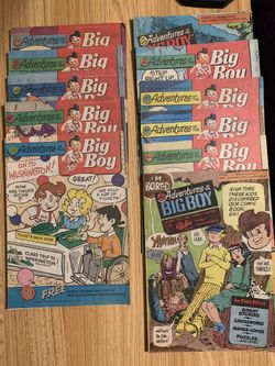BOB’S BIG BOY COMIC BOOKS /MENUS