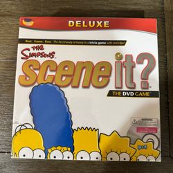 Sealed Scene it deluxe Simpsons dvd family trivia game