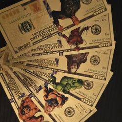 Marvel Gold Bills Set