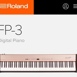 free Roland FP-3  Keyboard.   