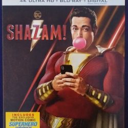 SHAZAM! 4K Ultra HD + BluRay Brand New