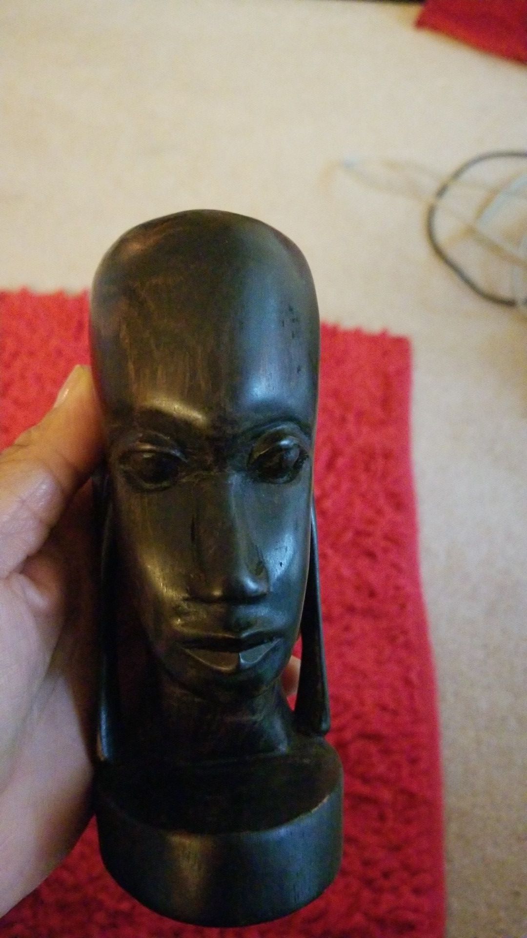 Small African Head Statue