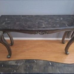 Coffe table and side table marble