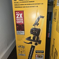 Chainsaw Dewalt 60v Nueva Con Bateria Y Cargador 