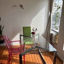 CB2 Dining Table + 3 IKEA Chairs