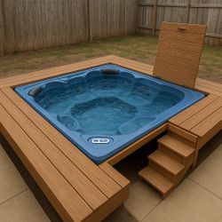 Built In Hot Tub W Deck 5 To Choose From $2850-$4850