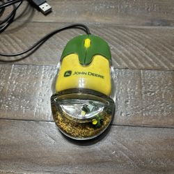 John Deere Tractor Liquid Optical Mouse No Mouse Pad PC, Mac USB Working !!