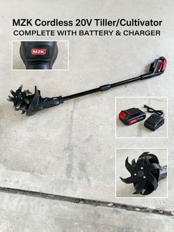 Cordless Tiller GENTLY USED like new