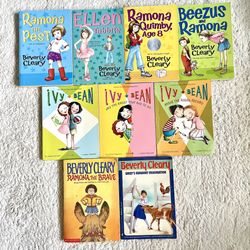 Beverly Cleary & Ivy + Bean Children’s Chapter Reading Books