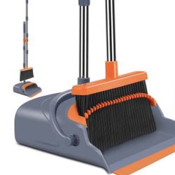 Treelen Broom Dust Pan and Brush New In Box 