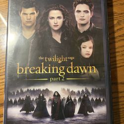 Twilight Breaking Dawn Part 2 DVD (2013)