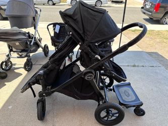 Baby Jogger City Select Double Stroller with Glider Board
