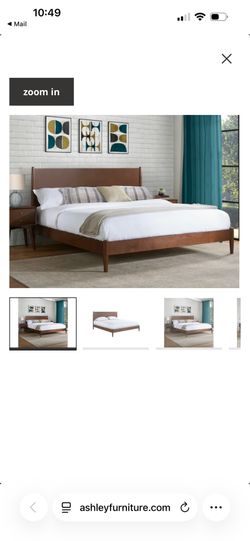 Crosley Landon King size bed frame from Ashley Furniture