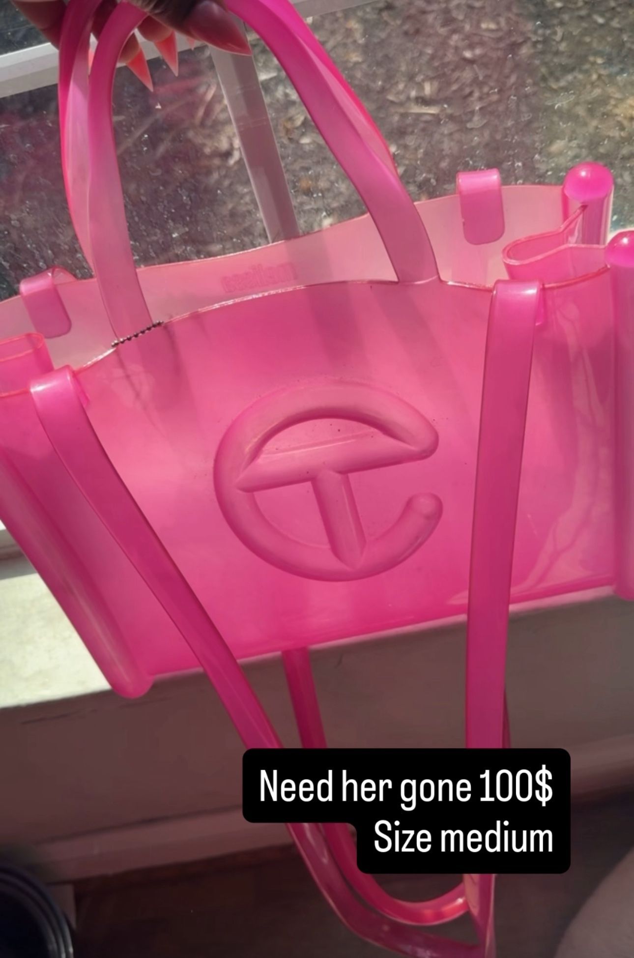 Medium Pink Jelly Telfar 