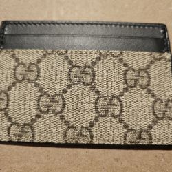 Gucci Wallet Gg Supreme Gucci Card Case, Gucci Card Case, Gucci Card Wallet