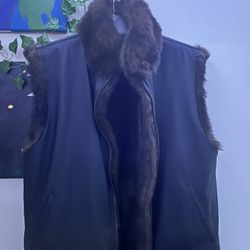 Vintage Reversible Fur Vest