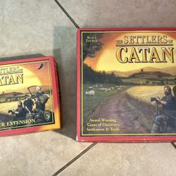 Settlers of Catan Original Game AND Extension Set
