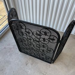 Iron Fireplace Screen