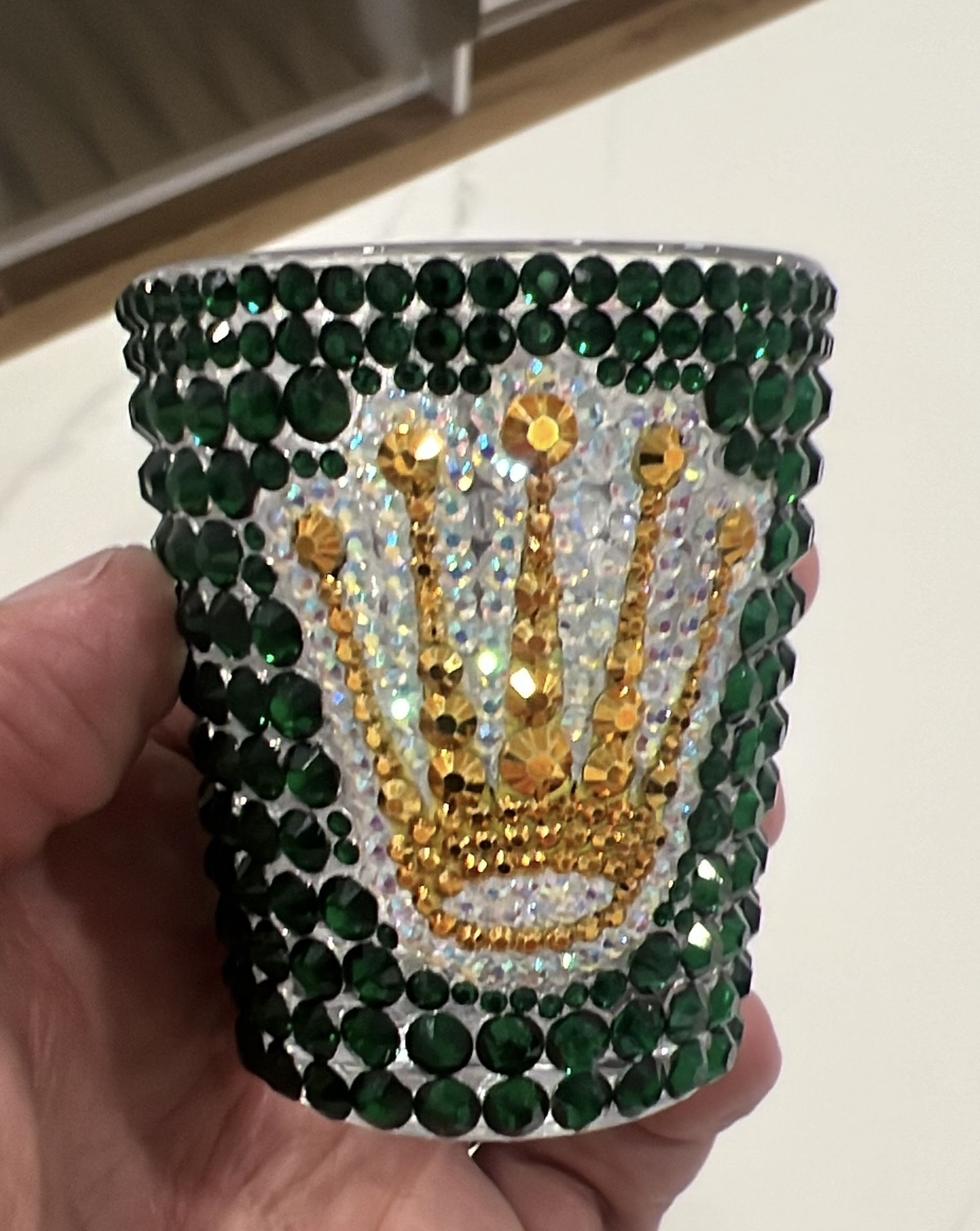 Resin Rhinestone Decorative Glasses