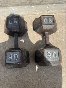 90lb Dumbbell Pair