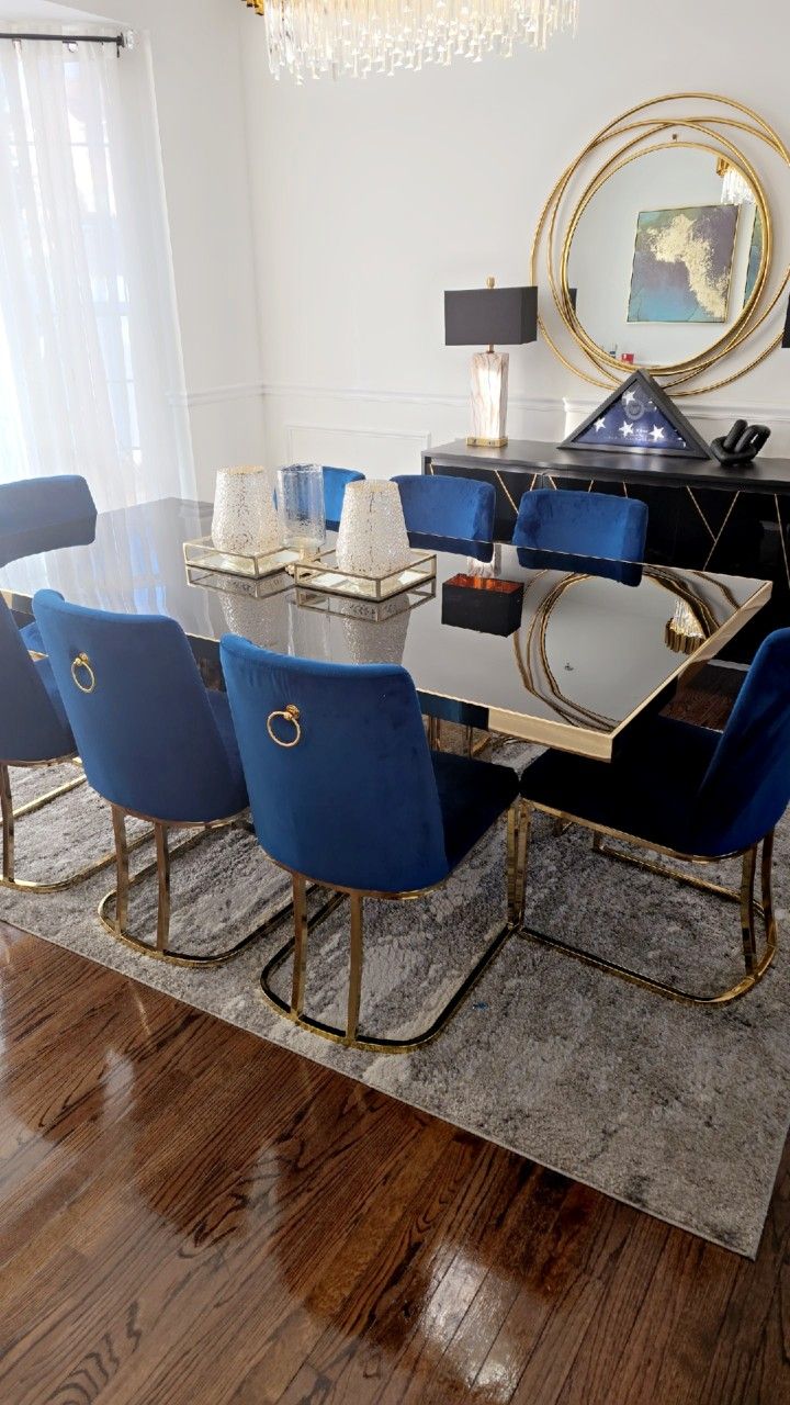 18.5"H Velvet Upholstery Side Chair. $110 each