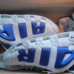 Nike Air More Uptempo (WHITE & Blue) 