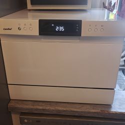 COMFEE’ Portable Mini Dishwasher, Energy Star, Countertop, 6 Place Settings, with 8 Washing Programs, Speed, Baby-Care, ECO& Glass