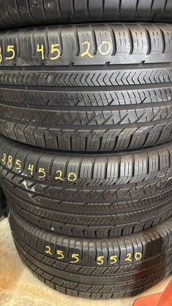 285/45/20 (2) Goodyear installed