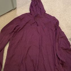 Youth Long Sleeve Polo Ralph Lauren Grey And Maroon Nautica