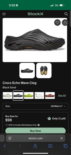 Crocs echo waves