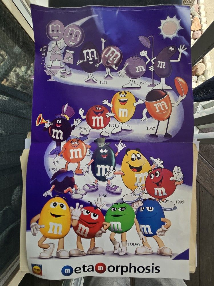 Vintage M&M Poster