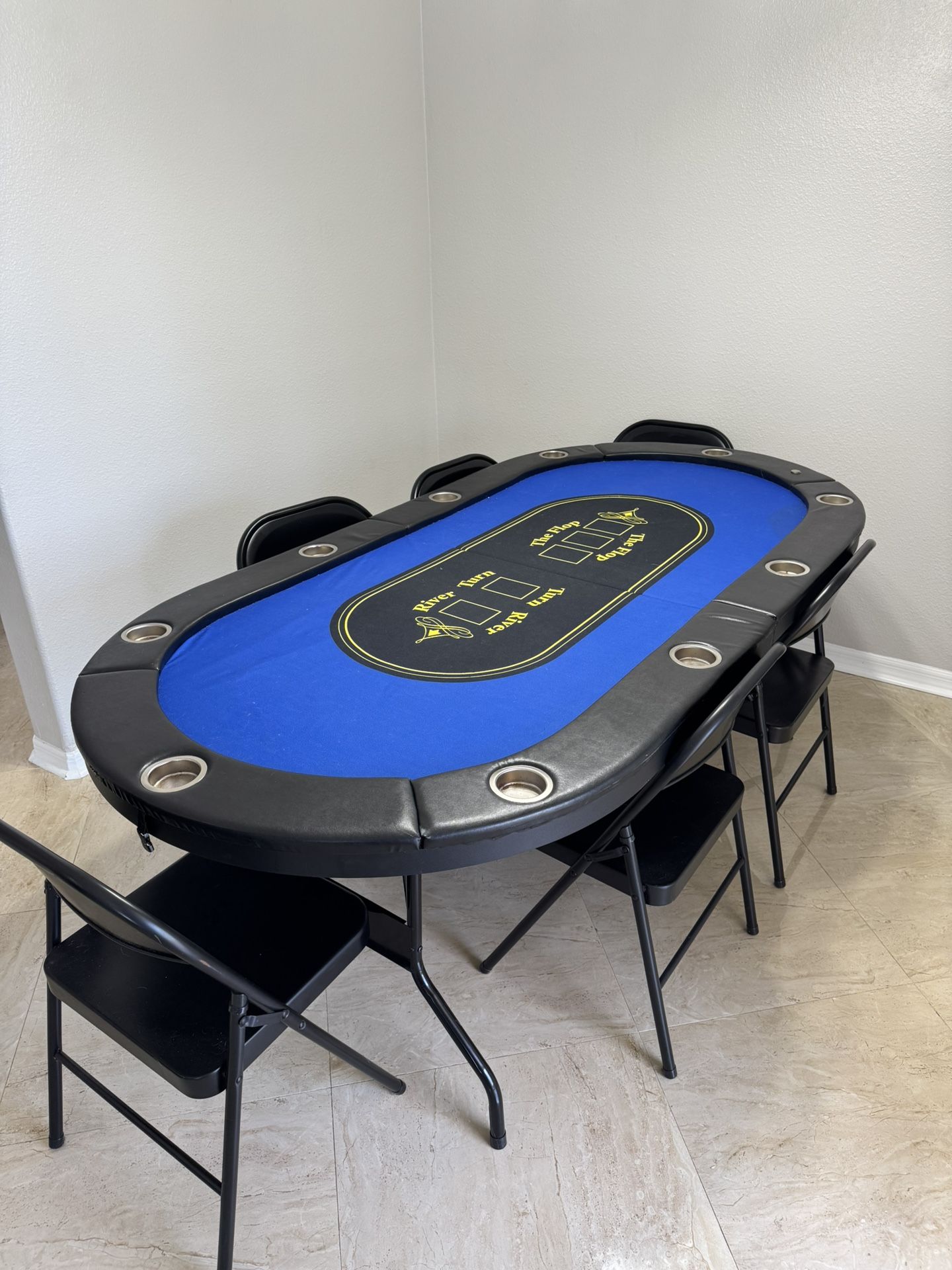 Poker Table With Chairs