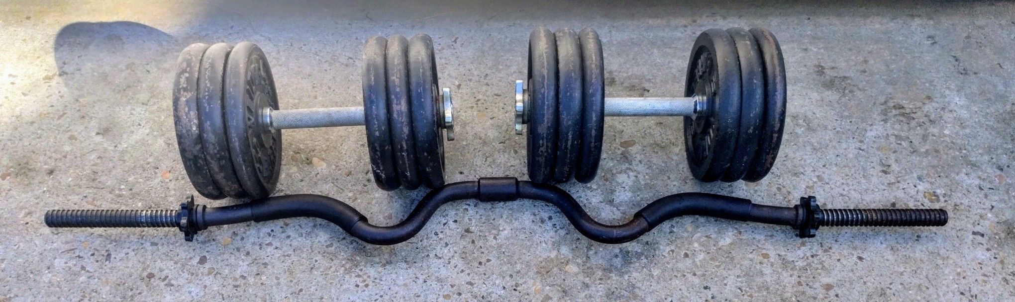 (YES STILL AVAILABLE) Weights, Bars and Collars