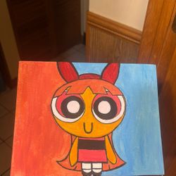 Blossum Powerpuff Girl Painting