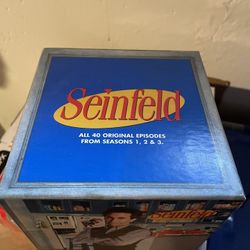 Seinfeld DVD Box Set Complete Seasons 1 2 3 With 40 Episodes