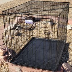 Single Door 36"  Long  Dog Crate Collapsible  Kennel