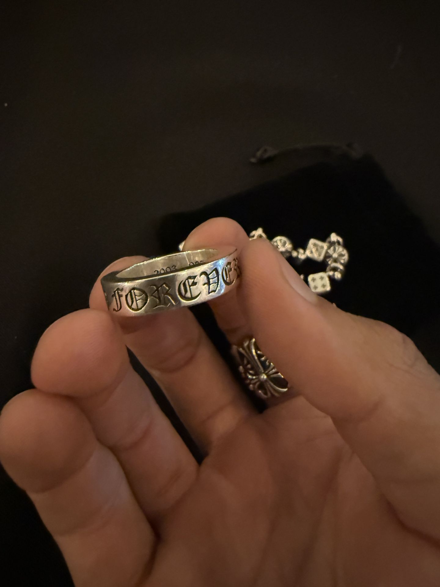 CHROME HEARTS FOREVER RING - Main Image