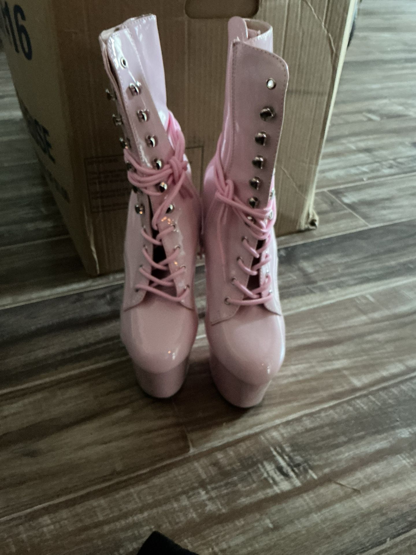 Pink Midnight Ballerina Heels