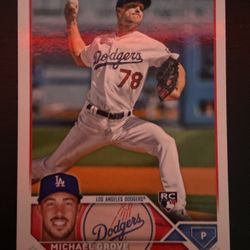 Michael Grove LA Dodgers Baseball card