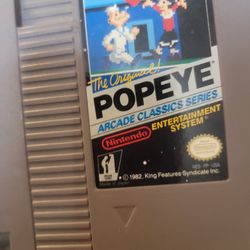 VINTAGE POPEYE NINTENDO GAME 