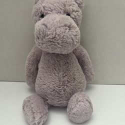 Jellycat Bashful Purple Hippo Plush 12" Soft Stuffed Animal Hippopotamus 