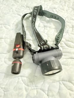 LED Head lamp Strap and clip light