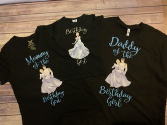 Cinderella Birthday Shirts
