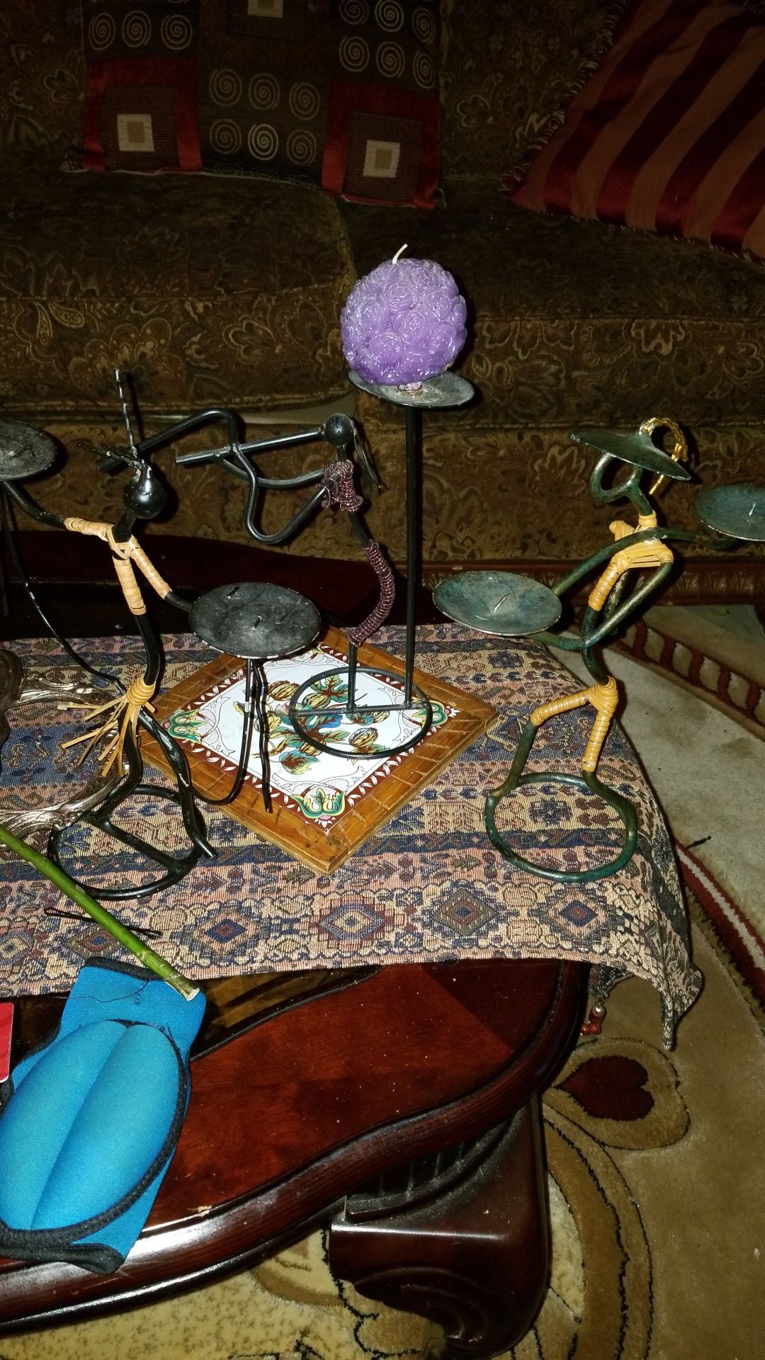 3 pieces together African hanmade chandelier very original