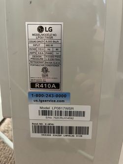 LG portable air conditioner