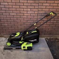 Steelite Electric Lawn Mower And Leaf Blower