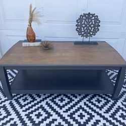 Beautiful navy solid wood coffee table