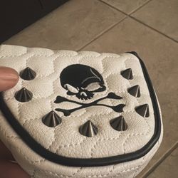 Golf Putter Skull Head Cover New